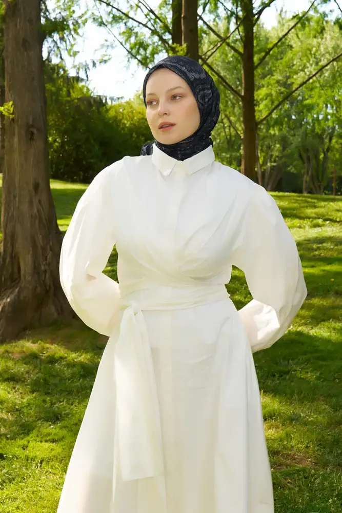 Rustic Mistral Desen Eşarp - Siyah - 4