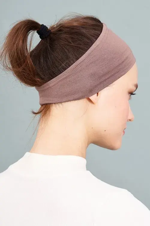 Silikonlu Bandana Bone - Vizon - 4