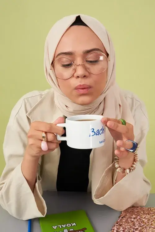 Taşlanmış Pamuk Şal - İnci - 3