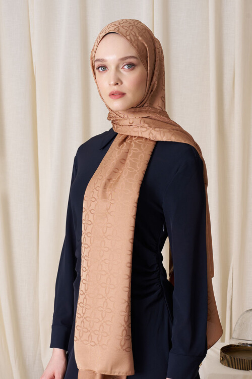 Timeless Koleksiyonu Yonca Desen - Latte 